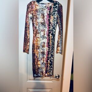 Animal print dress